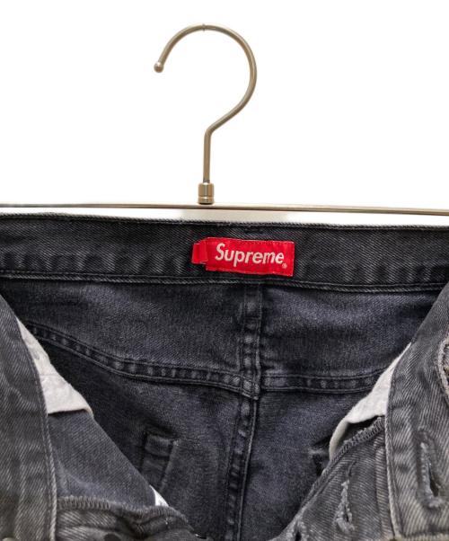 SUPREME（シュプリーム）SUPREME (シュプリーム) ブラックデニムパンツ ブラック サイズ:34の古着・服飾アイテム