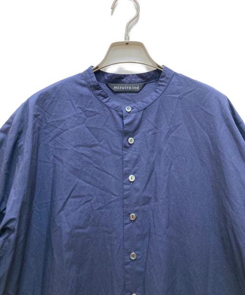 mizuiro-ind（ミズイロインド）mizuiro-ind (ミズイロインド) シャツワンピース ネイビー サイズ:不明の古着・服飾アイテム