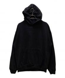 LOS ANGELES APPAREL（ロサンゼルスアパレル）の古着「14OZ プルオーバーパーカー」｜ブラック