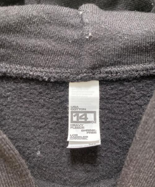 LOS ANGELES APPAREL（ロサンゼルスアパレル）LOS ANGELES APPAREL (ロサンゼルスアパレル) 14OZ プルオーバーパーカー ブラック サイズ:XLの古着・服飾アイテム