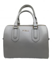 FURLA（フルラ）の古着「2WAYミニボストンバッグ」｜ライトグレー