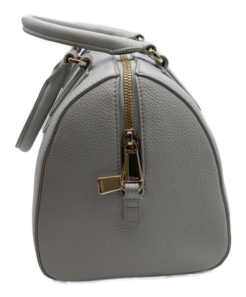 FURLA（フルラ）FURLA (フルラ) 2WAYミニボストンバッグ ライトグレーの古着・服飾アイテム