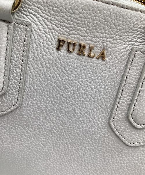 FURLA（フルラ）FURLA (フルラ) 2WAYミニボストンバッグ ライトグレーの古着・服飾アイテム