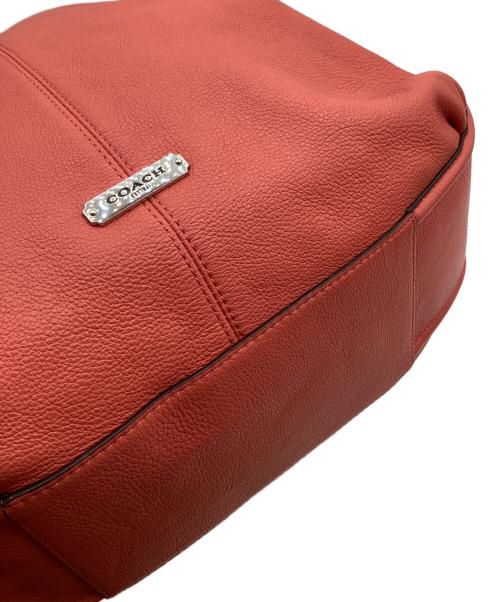 COACH（コーチ）COACH (コーチ) レザーワンショルダーバッグ レッドの古着・服飾アイテム
