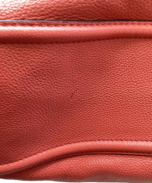COACH（コーチ）COACH (コーチ) レザーワンショルダーバッグ レッドの古着・服飾アイテム
