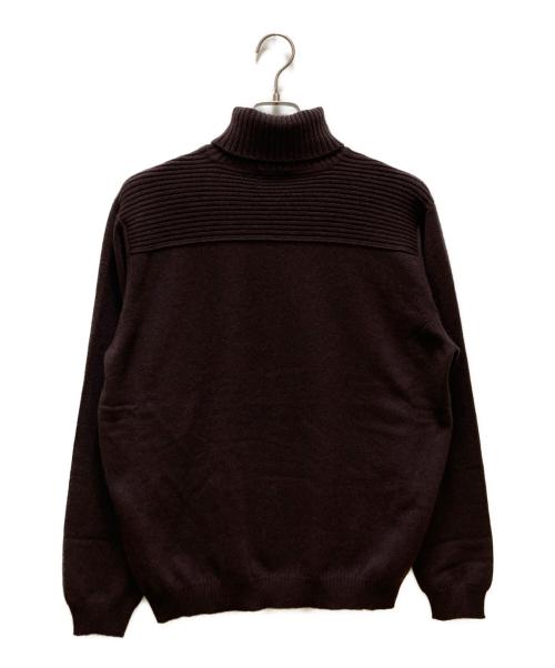 MALO（マーロ）MALO (マーロ) カシミヤタートルネックニット ブラウン サイズ:50の古着・服飾アイテム