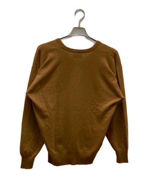 BALLANTYNE（バランタイン）BALLANTYNE (バランタイン) カシミヤVネックニット ブラウン サイズ:42の古着・服飾アイテム