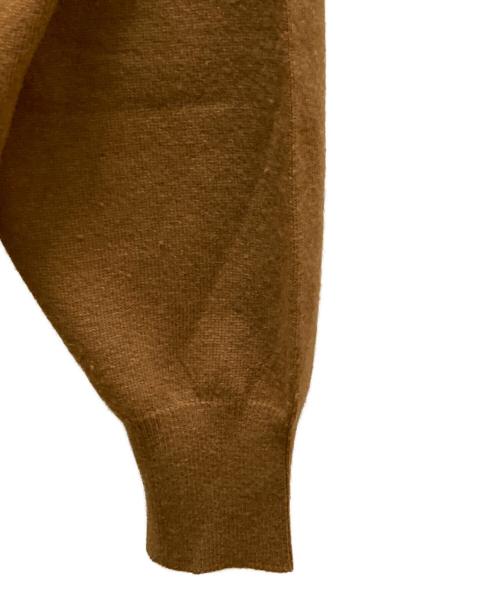 BALLANTYNE（バランタイン）BALLANTYNE (バランタイン) カシミヤVネックニット ブラウン サイズ:42の古着・服飾アイテム