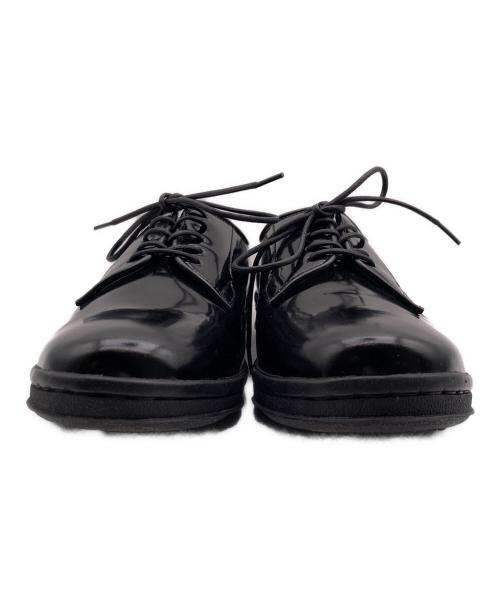 MANEBU（マネブ）MANEBU (マネブ) HIHIN FACE SKIN プレーントゥシューズ ブラック サイズ:41の古着・服飾アイテム