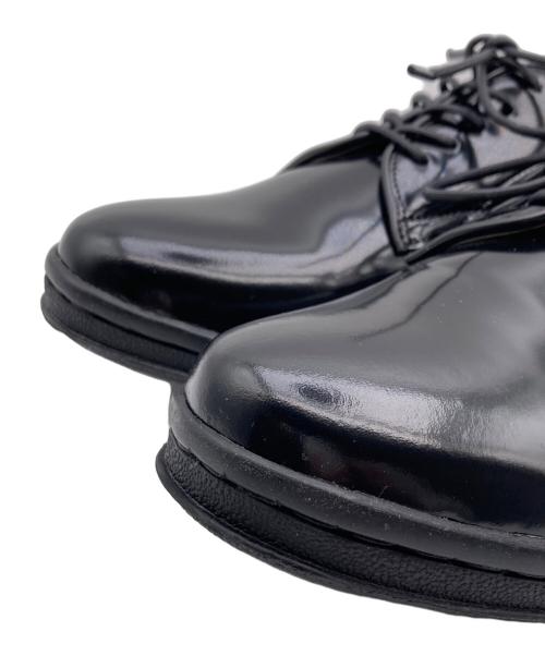 MANEBU（マネブ）MANEBU (マネブ) HIHIN FACE SKIN プレーントゥシューズ ブラック サイズ:41の古着・服飾アイテム