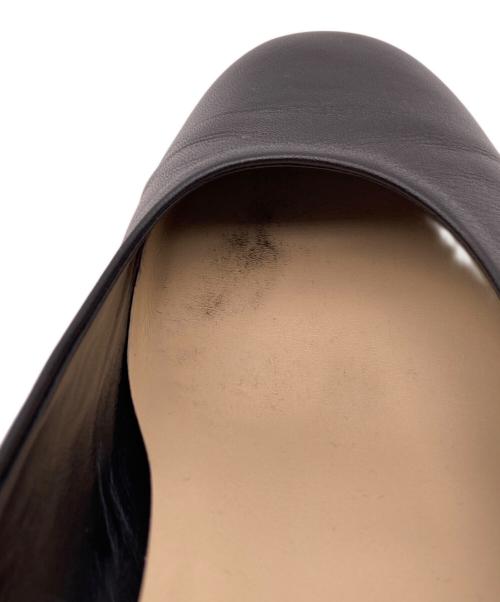 MARGARET HOWELL idea（マーガレット ハウエル アイディア）MARGARET HOWELL idea (マーガレット ハウエル アイディア) レザーパンプス ブラック サイズ:23cmの古着・服飾アイテム