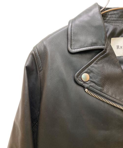 RAY BEAMS（レイ ビームス）RAY BEAMS (レイ ビームス) ラムレザーライダースジャケット ブラックの古着・服飾アイテム