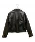 RAY BEAMS (レイ ビームス) ラムレザーライダースジャケット ブラック：7000円