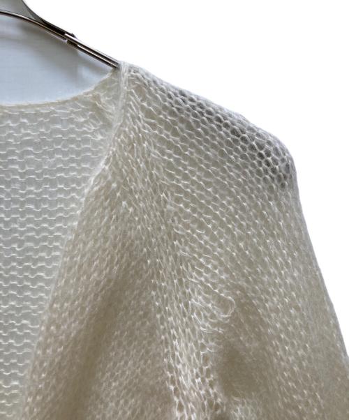 Plage（プラージュ）Plage (プラージュ) シルクモヘヤ mix HAND ニット ベージュ サイズ:ＦＲＥＥの古着・服飾アイテム