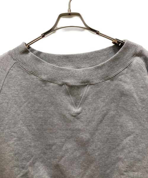 BABYLONE（バビロン）BABYLONE (バビロン) ボートネック 裏毛 プルオーバー トレーナー グレー サイズ:freeの古着・服飾アイテム