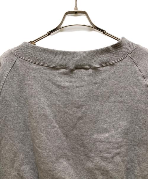 BABYLONE（バビロン）BABYLONE (バビロン) ボートネック 裏毛 プルオーバー トレーナー グレー サイズ:freeの古着・服飾アイテム