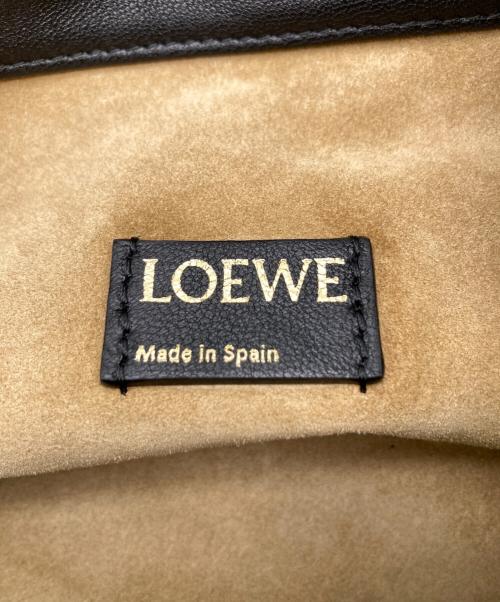 LOEWE（ロエベ）LOEWE (ロエベ) フラメンコパース ミディアム3WAYバッグ ブラックの古着・服飾アイテム