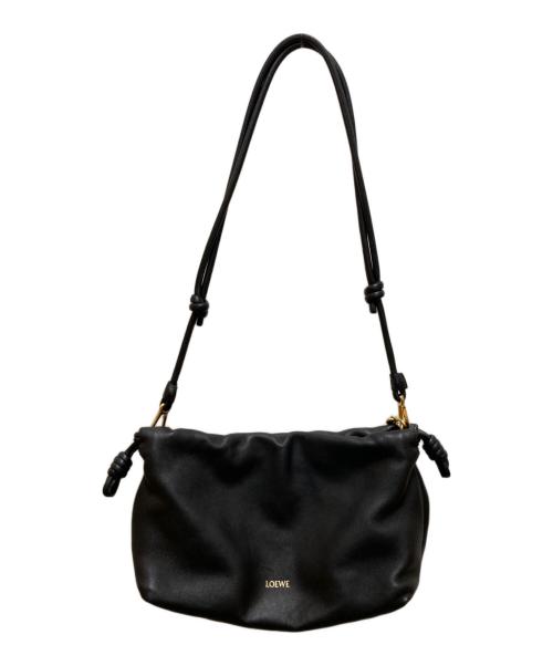 LOEWE（ロエベ）LOEWE (ロエベ) フラメンコパース ミディアム3WAYバッグ ブラックの古着・服飾アイテム