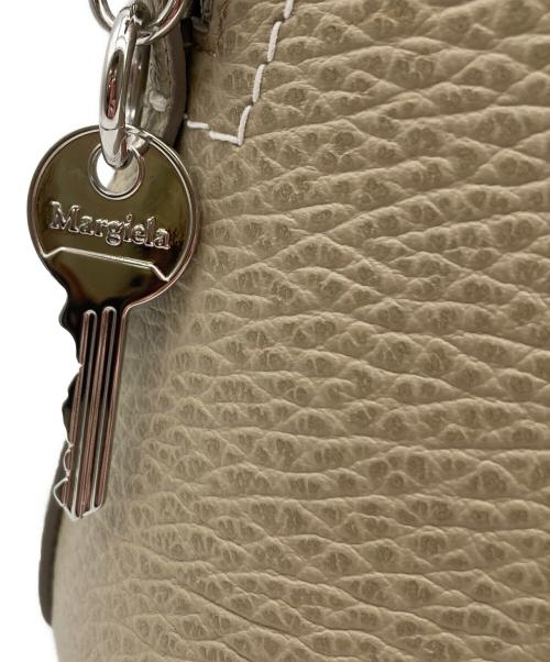 Maison Margiela（メゾンマルジェラ）Maison Margiela (メゾンマルジェラ) 5AC レザー 2WAYハンドバッグ ベージュの古着・服飾アイテム