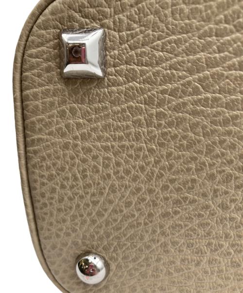 Maison Margiela（メゾンマルジェラ）Maison Margiela (メゾンマルジェラ) 5AC レザー 2WAYハンドバッグ ベージュの古着・服飾アイテム