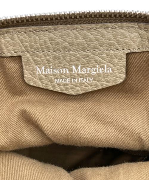 Maison Margiela（メゾンマルジェラ）Maison Margiela (メゾンマルジェラ) 5AC レザー 2WAYハンドバッグ ベージュの古着・服飾アイテム