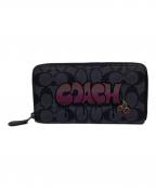 COACHコーチ）の古着「グラフィックデザイン長財布」｜グレー