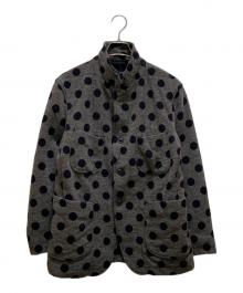 Engineered Garments（エンジニアド ガーメンツ）の古着「ポルカドット ベッドフォードジャケット」｜グレー×ネイビー