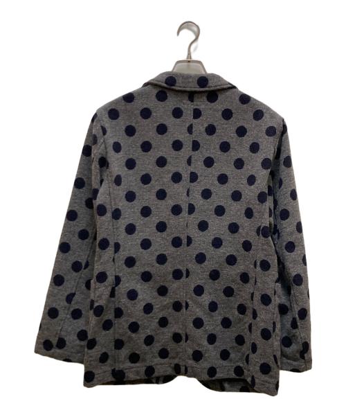 Engineered Garments（エンジニアド ガーメンツ）Engineered Garments (エンジニアド ガーメンツ) ポルカドット ベッドフォードジャケット グレー×ネイビー サイズ:ＸＳの古着・服飾アイテム
