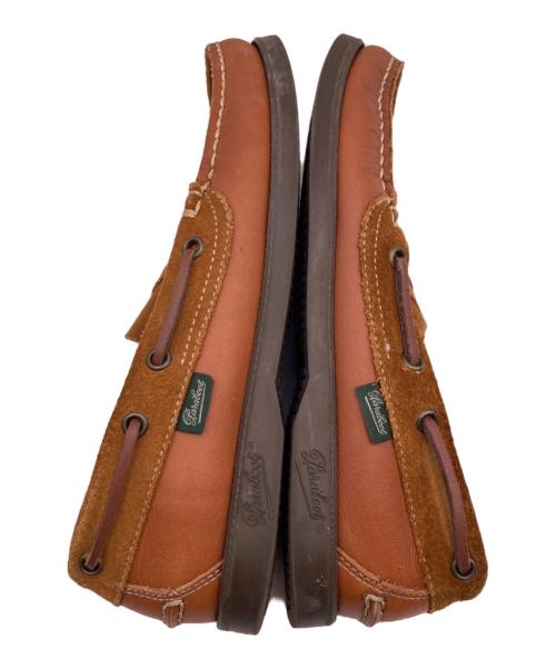 BEAMS BOY（ビームスボーイ）BEAMS BOY (ビームスボーイ) PARABOOT (パラブーツ) 別注バース スウェードモカシンシューズ ブラウン サイズ:4の古着・服飾アイテム