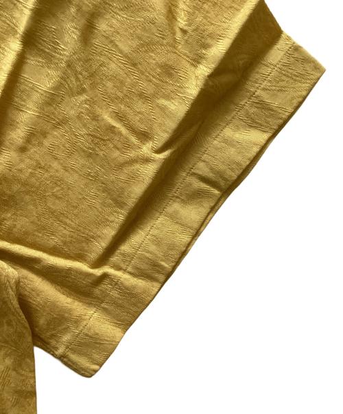 Christian Dior MONSIEUR（クリスチャンディオールムッシュ）Christian Dior MONSIEUR (クリスチャンディオールムッシュ) ヴィンテージペイズリー半袖シャツ イエロー サイズ:Ｌの古着・服飾アイテム