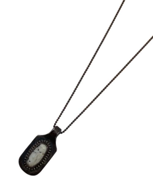 BLIND MAN TOGS（ブラインドマントグス）BLIND MAN TOGS (ブラインドマントグス) ホワイトターコイズネックレス ホワイトの古着・服飾アイテム