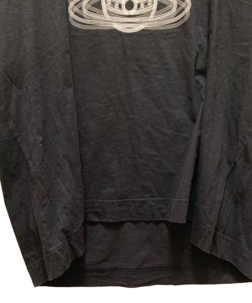 Vivienne Westwood RED LABEL（ヴィヴィアンウエストウッドレッドレーベル）Vivienne Westwood RED LABEL (ヴィヴィアンウエストウッドレッドレーベル) オーブプリントビッグTシャツ ブラック サイズ:00の古着・服飾アイテム