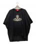 Vivienne Westwood RED LABEL（ヴィヴィアンウエストウッドレッドレーベル）の古着「オーブプリントビッグTシャツ」｜ブラック