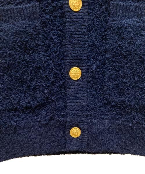 MACPHEE（マカフィー）MACPHEE (マカフィー) ツイーディー クルーネックジレ ネイビー サイズ:Sの古着・服飾アイテム