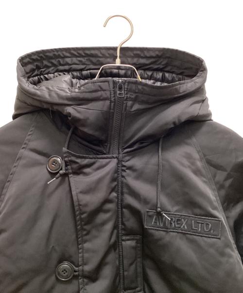 AVIREX（アヴィレックス）AVIREX (アヴィレックス) 中綿フライトジャケット ブラック サイズ:XLの古着・服飾アイテム
