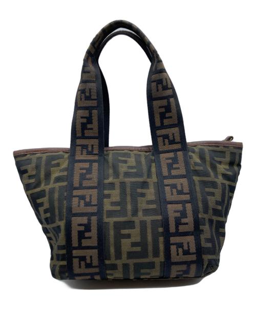 FENDI（フェンディ）FENDI (フェンディ) ミニトートバッグ ブラウンの古着・服飾アイテム