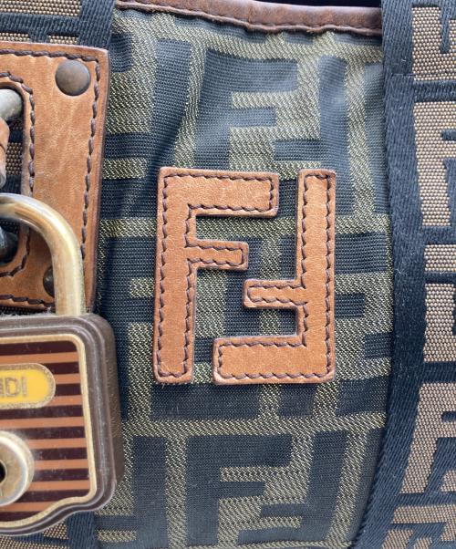 FENDI（フェンディ）FENDI (フェンディ) ミニトートバッグ ブラウンの古着・服飾アイテム