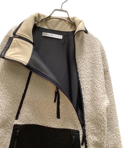 Soe（ソーイ）SOE (ソーイ) READY TO WEAR ボアジャケット ホワイト サイズ:１の古着・服飾アイテム