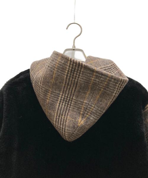 CULLNI（クルニ）CULLNI (クルニ) チェックフードコート ベージュ サイズ:２の古着・服飾アイテム