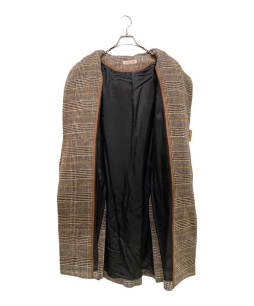 CULLNI（クルニ）CULLNI (クルニ) チェックフードコート ベージュ サイズ:２の古着・服飾アイテム