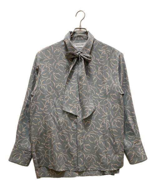 CULLNI（クルニ）CULLNI (クルニ) スカーフシャツ ブルー サイズ:1の古着・服飾アイテム