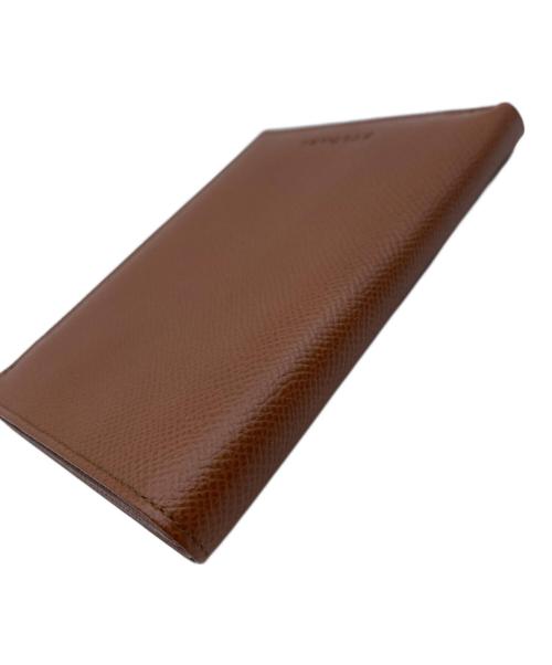 BVLGARI（ブルガリ）BVLGARI (ブルガリ) レザーカードケース ブラウンの古着・服飾アイテム