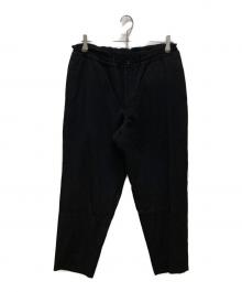 COMME des GARCONS HOMME PLUS（コムデギャルソンオムプリュス）の古着「ウール イージー スラックス」｜ブラック