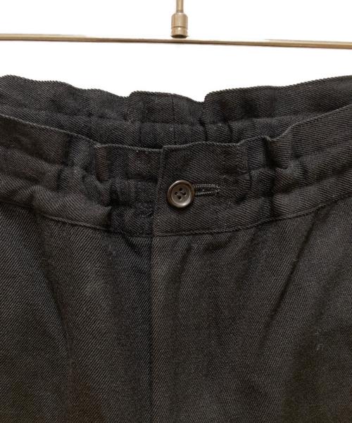 COMME des GARCONS HOMME PLUS（コムデギャルソンオムプリュス）COMME des GARCONS HOMME PLUS (コムデギャルソンオムプリュス) ウール イージー スラックス ブラック サイズ:Sの古着・服飾アイテム