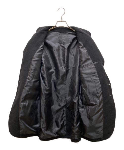 s'yte（サイト）s'yte (サイト) ウールビーバー ピークドラペルジャケット ブラック サイズ:2の古着・服飾アイテム