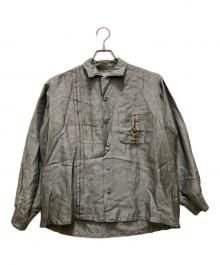JOCKEY（ジョッキー）の古着「60sオープンカラーシャツ」｜グレー