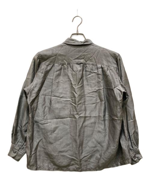 JOCKEY（ジョッキー）JOCKEY (ジョッキー) 60sオープンカラーシャツ グレー サイズ:Mの古着・服飾アイテム