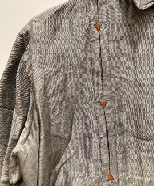 JOCKEY（ジョッキー）JOCKEY (ジョッキー) 60sオープンカラーシャツ グレー サイズ:Mの古着・服飾アイテム