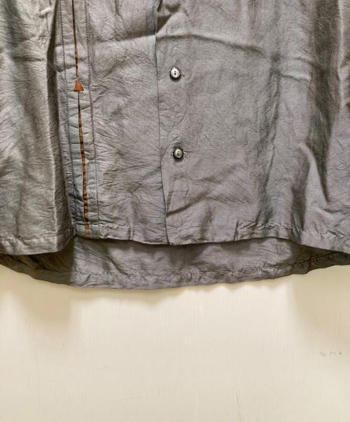 JOCKEY（ジョッキー）JOCKEY (ジョッキー) 60sオープンカラーシャツ グレー サイズ:Mの古着・服飾アイテム