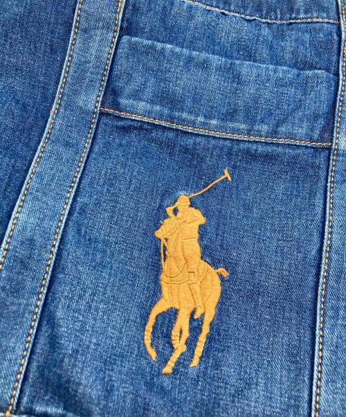 POLO RALPH LAUREN（ポロ・ラルフローレン）POLO RALPH LAUREN (ポロ・ラルフローレン) デニムトートバッグ インディゴの古着・服飾アイテム